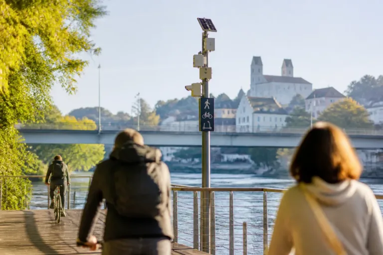 Frauenfeld installiert erste dauerhafte Zählstelle für Fuss- und Veloverkehr