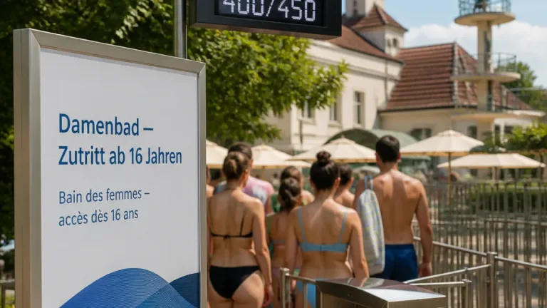 Freiburger Damenbad begrenzt Einlass — was Besucherinnen aus dem Elsass und Baden jetzt wissen müssen
