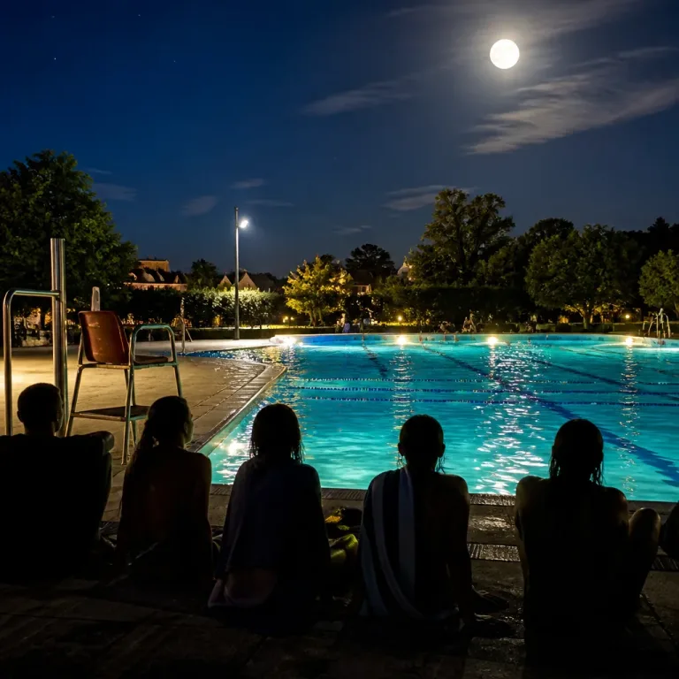 Premiere in Weißenfels: Freibad verlängert Öffnungszeit für erstes "Mondscheinschwimmen"