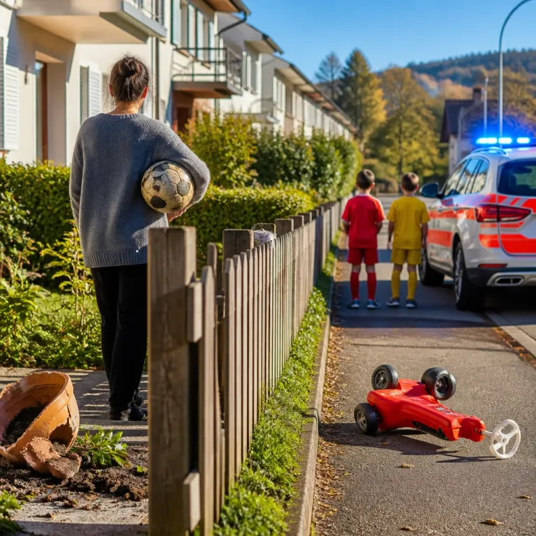 Nachbarschaftsstreit um Kinderfussball in Hemau endet mit klärendem Polizeieinsatz