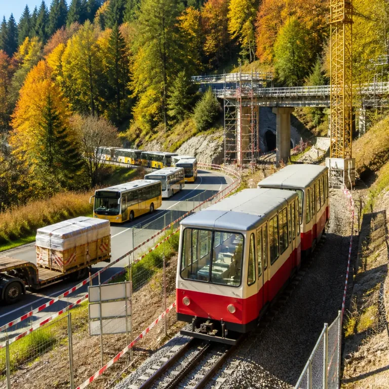 Thüringer Bergbahn bis Mitte Dezember ausser Betrieb – Ersatzbusse und neue Transportplattform angekündigt
