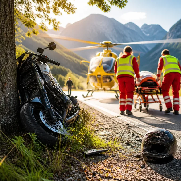 Motorradausflug auf B305 endet mit schwerem Sturz – 25-Jähriger per Hubschrauber hospitalisiert