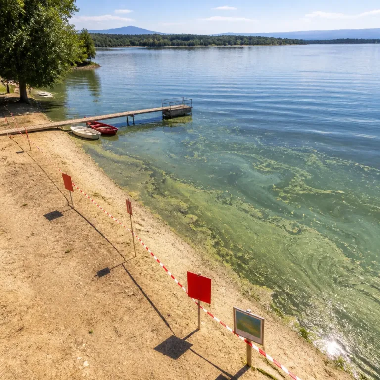 Blaualgen sorgen für Badeverbote und Warnhinweise an mehreren hessischen Seen
