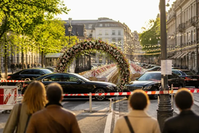 Wenn Hochzeiten Städte lahmlegen: Wie viel Platz darf die Liebe beanspruchen?