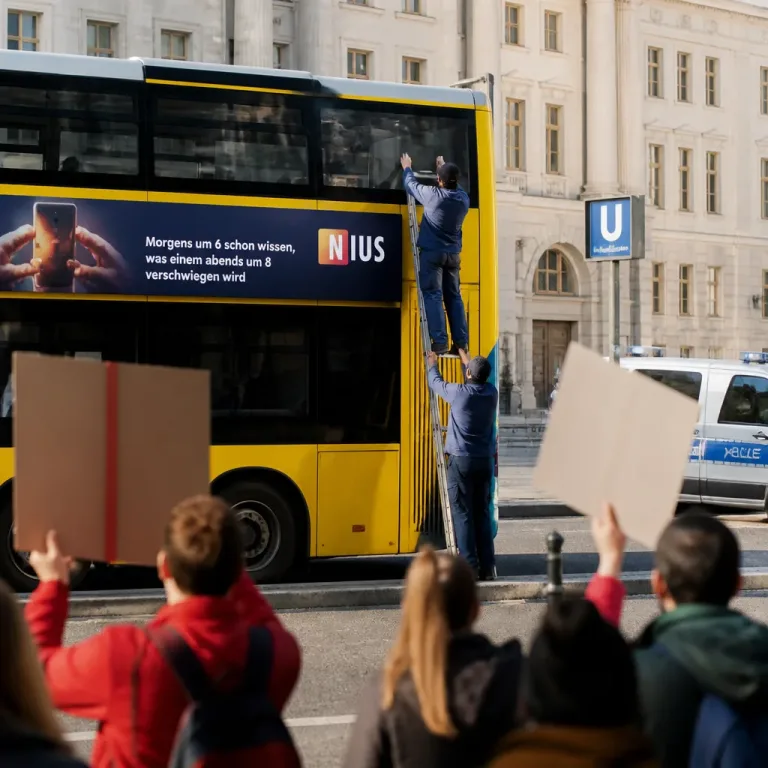Gericht zwingt BVG zur Wiederschaltung von Nius-Werbung — Grundsatzfrage um Zugang zu Werbeflächen