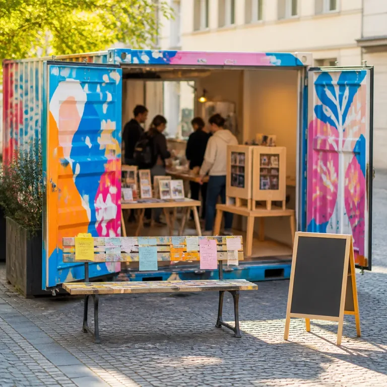 Kunst-Container in Ludwigshafen macht persönliche Verluste sichtbar und lädt zum Austausch ein