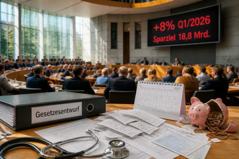 Bundesregierung will Milliarden sparen – Gesetz soll Beitragsstabilität der Krankenkassen sichern