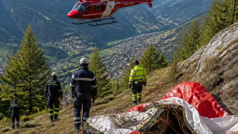 Gleitschirmflug in Vercorin endet tödlich: 46-Jähriger stirbt nach Absturz