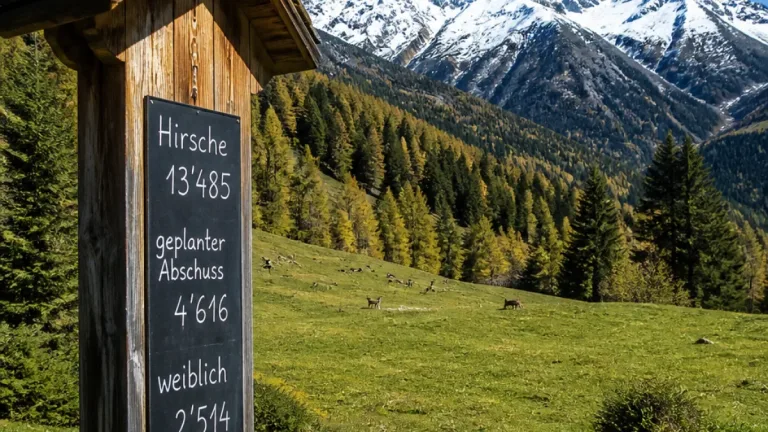 Graubünden bestätigt leichten Rückgang beim Hirschbestand – 4616 Abschüsse geplant