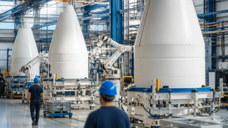 Grossauftrag sichert Auslastung des Werks in Emmen – 27 Verkleidungen für Ariane 6