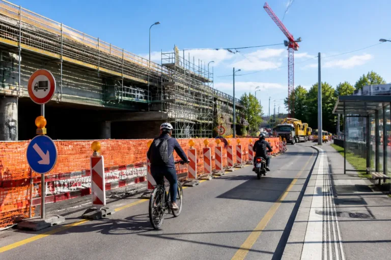 Grossbaustelle in Basel: Binningerstrasse stadteinwärts für ein Jahr gesperrt