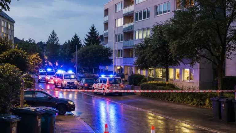 Grosseinsatz in Regensdorf nach Schussmeldungen – Wohnhaus weiträumig abgesperrt