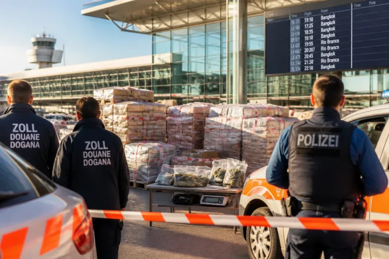 Grossrazzia am Flughafen Zürich: Polizei findet über 900 Kilogramm Drogen