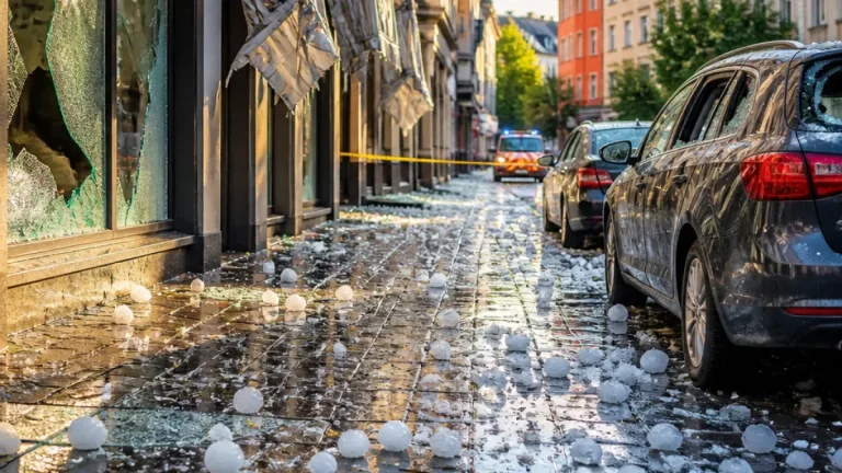 Hagelsturm in Chur: 20 Schadensmeldungen, keine Verletzten