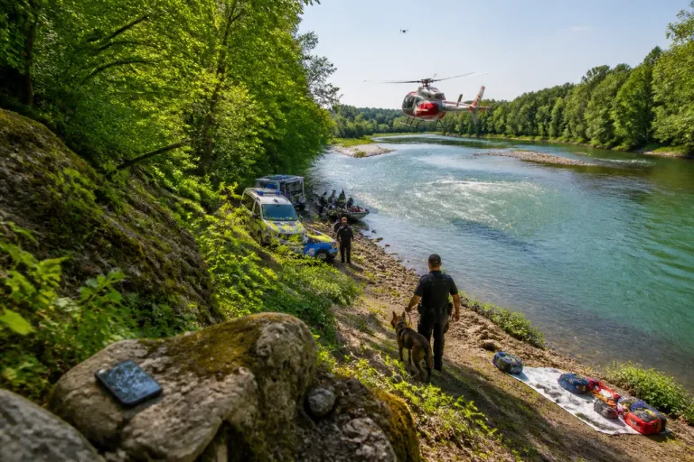 Handysuche endet mit grosser Rettungsaktion an der Saane bei Maigrauge
