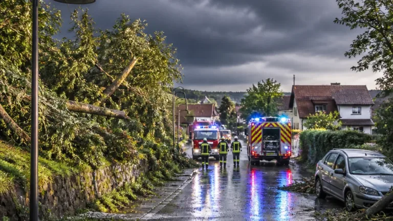 Heftiges Sommergewitter: Über 60 Notrufe und zahlreiche Einsätze im Kanton Luzern