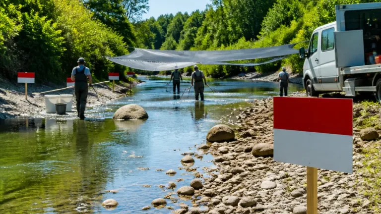 Hitzewelle bedroht Fischbestände: Kanton Bern startet Notabfischungen und Schutzmassnahmen