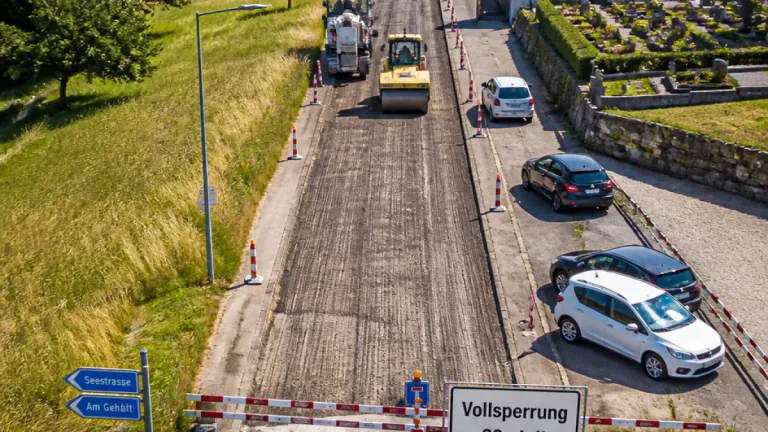 Holzhauser Strasse in Hochdorf wird einen Tag voll gesperrt – Belagserneuerung ab 20. Juli