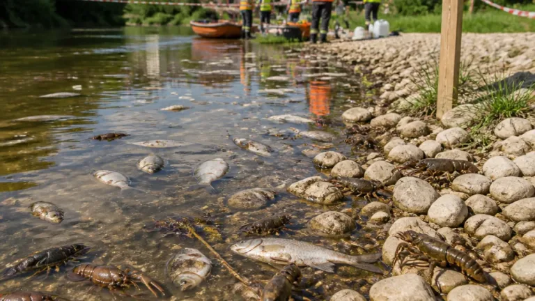 Hunderte Fische und Flusskrebse verenden im Tägelbach – Ursache ungeklärt