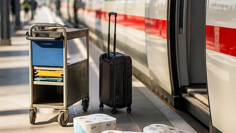 ICE hält ausser Plan, weil Zugchef fehlendes Toilettenpapier einkauft