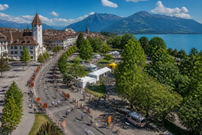 Ironman Switzerland prägt Thun: Bilder, Orte und erste Resultathinweise