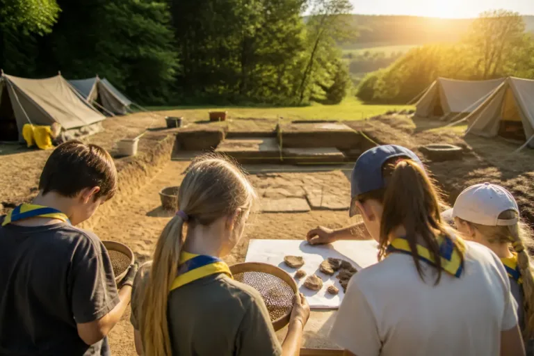 Jubla Emmen im SOLA 2026: Kinder unterstützen Archäologen – Emmen-Schärfe im Lageralltag