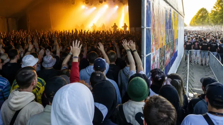 Jugendlicher Rapper P4 sorgt in Frauenfeld für ausverkauftes Zelt und Zugabe
