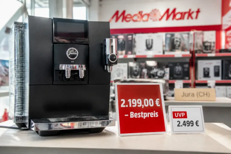 Jura Z10: Topmodell in Aluminium Black aktuell zum Bestpreis bei MediaMarkt
