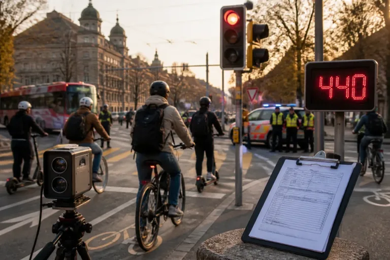 Kanton Bern: 650 Verstösse bei Schwerpunktkontrollen zur urbanen Mobilität