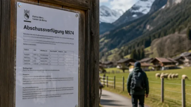 Kanton genehmigt Abschussverfügung gegen Wolf M574 nach erneutem Schafsriss