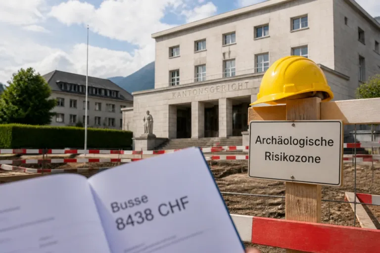 Kantonsgericht kippt Busse gegen Amt für Archäologie – Folge für Meldepflichten offen