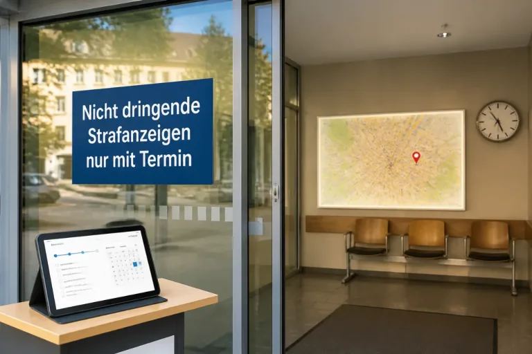 Kantonspolizei Freiburg nimmt nicht dringende Strafanzeigen künftig nur noch per Termin entgegen
