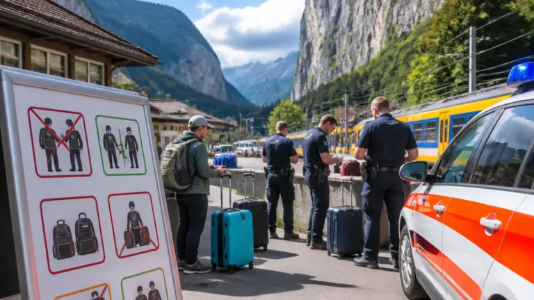 Kantonspolizei schränkt Taschen- und Trickdiebstähle am Jungfraujoch und in Lauterbrunnen ein