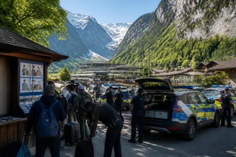 Kantonspolizei stoppt Taschendiebstähle im Berner Oberland – 15 Personen angehalten