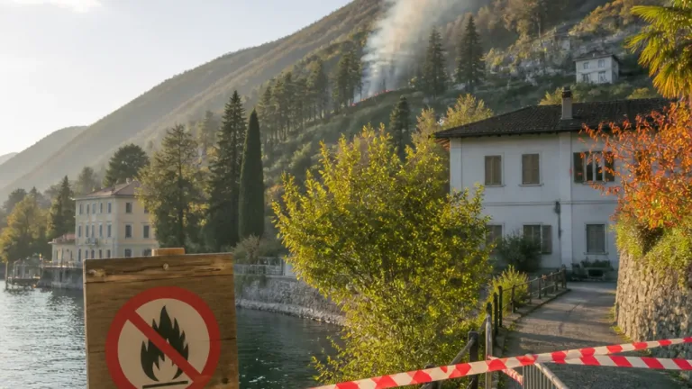 Kleiner Waldbrand bei Brissago: Behörden sehen keine Gefahr, raten zu Vorsicht