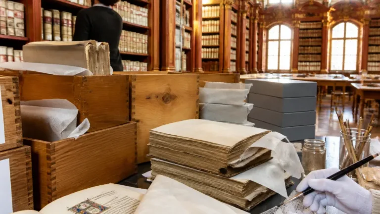 Klosterbibliothek aus Glattburg: Hunderte Schriften ziehen in St. Gallen ein