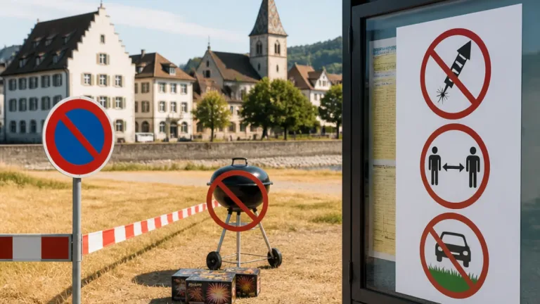Krisenstab verhängt Feuerwerksverbot und verschärft Feuerregeln im Baselbiet