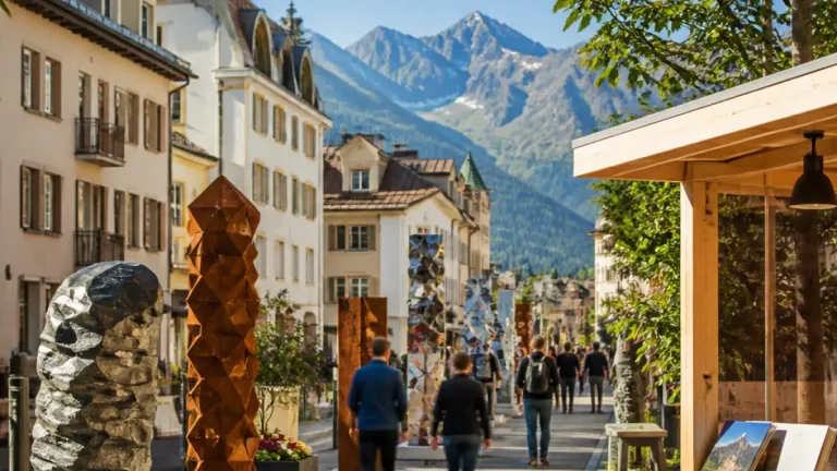 Kunst im öffentlichen Raum: Pontresina zeigt die 7. Triennale «Kunstwege»