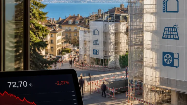 Lausanne: Implenia erhält Auftrag für Sanierung von 14 Gebäuden – Aktie gerät unter Druck