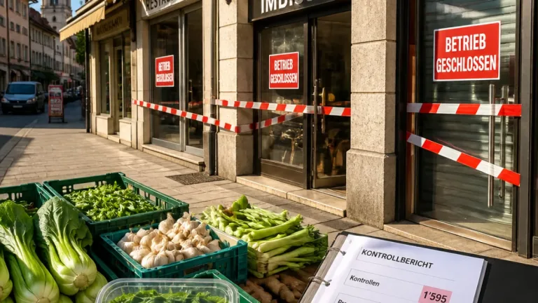 Lebensmittelkontrolle schliesst 15 Betriebe — Pestizidfunde bei Asia‑Gemüse alarmieren