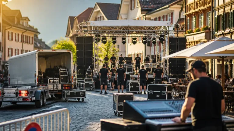 Letzte Vorbereitungen laufen: Schwyz rüstet sich für das Festival «Jazz meets Folklore»