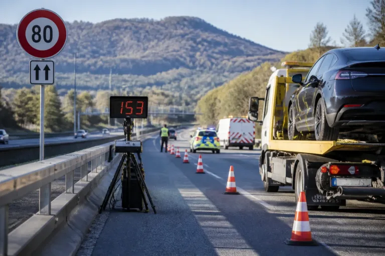 Liestal: Raser auf A22 bei 153 km/h gestoppt – Auto beschlagnahmt