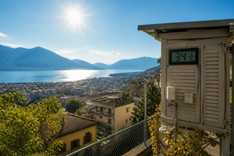 Locarno meldet neuen Tagesrekord: 34 Grad am 5. Juli