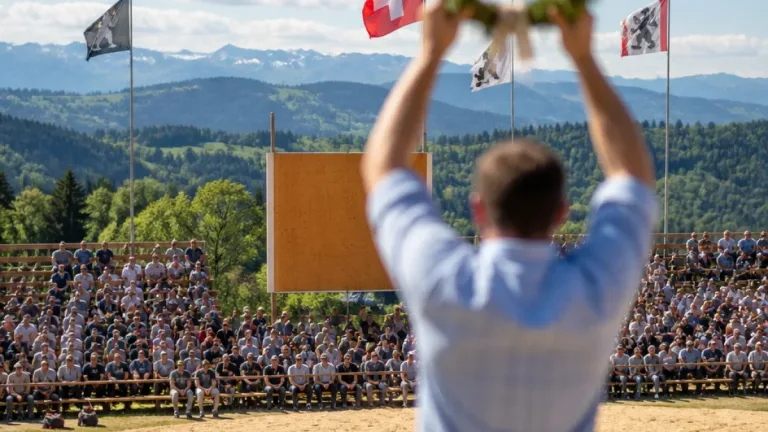 Martin Roth erkämpft sich Bergkranz am Weissenstein – weiterer Höhepunkt der Saison