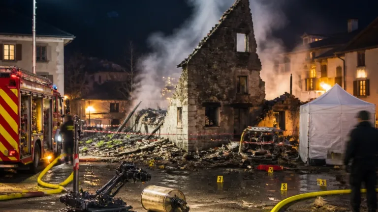 Menschliche Überreste und Sprengstoff in Trümmern nach Explosion in Leontica gefunden