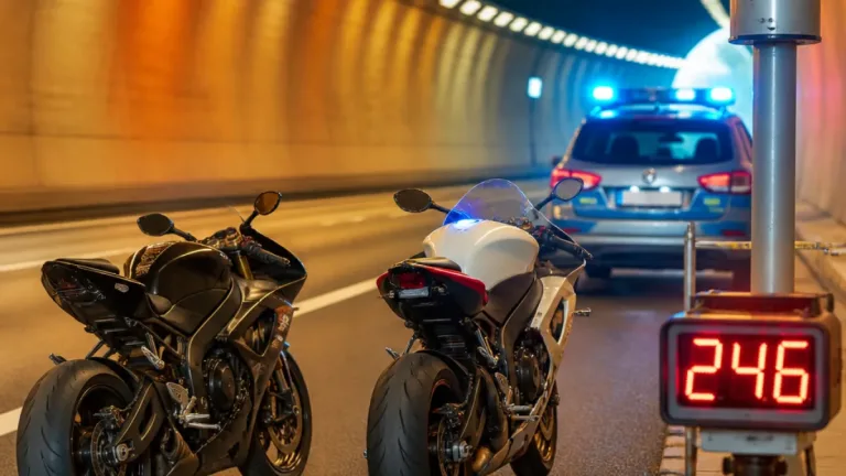 Mit 246 km/h im A2-Tunnel: Luzerner Polizei fasst zwei Motorradlenker