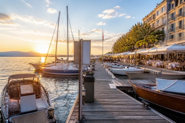 Mit dem Boot zum Essen: So präsentiert sich die Gastronomie am Genfersee