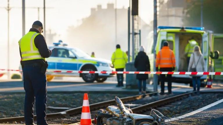 Mofafahrer stürzt auf Bahnübergang in Rorschach – Polizei ordnet Proben an
