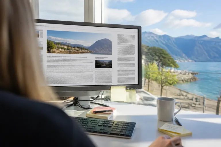 Montreux: Lokale Aufmerksamkeit für fehlerhafte Online-Meldung auf Regionalseite