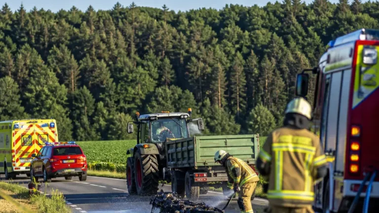 Motorradfahrer bei Kollision mit Traktor nahe Schaffhauser Grenze tödlich verunglückt